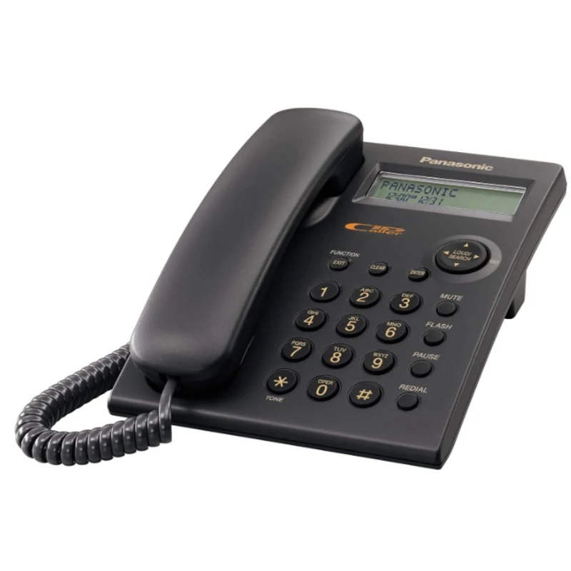 Panasonic Corded Phone with Caller ID, Black Part# KX-TSC11B
